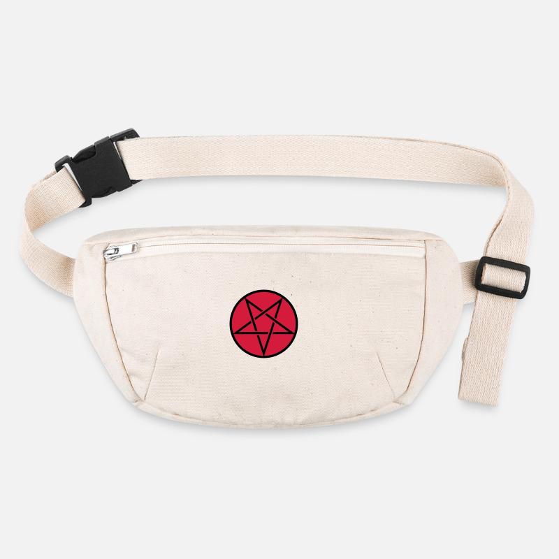 Pentagram in Circle 2c Stanley/Stella recycled Hip Bag 