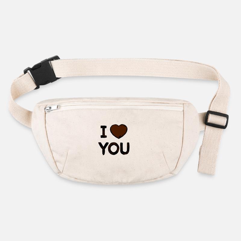 I love you Stanley/Stella recycelte Gürteltasche