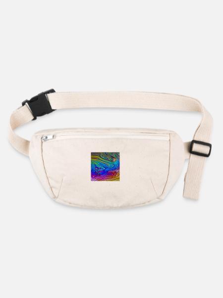 Colorful colorful - Stanley/Stella recycled Hip Bag  - natural - Front