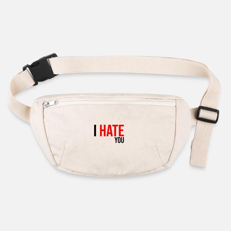 I hate you humor gift Stanley/Stella recycled Hip Bag 