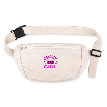 Chat - Sac banane recyclé Stanley/Stella - blanc naturel - Devant