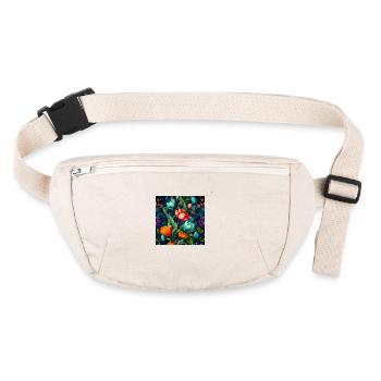 Floral Pattern Floral Design - Stanley/Stella recycled Hip Bag  - natural - Front