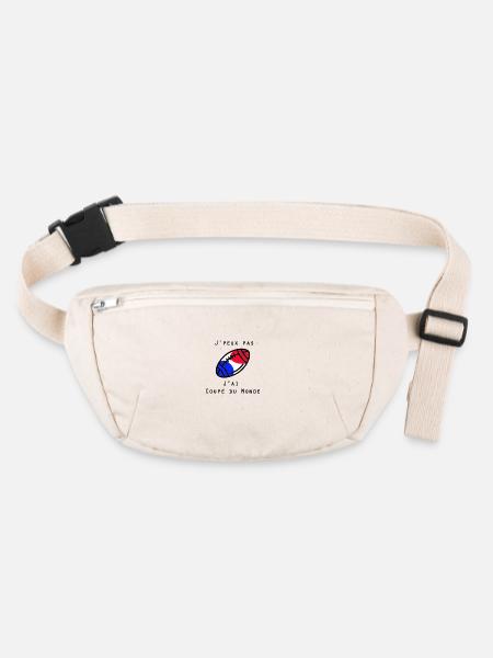 J'peux pas, J'ai coupe du monde - Sac banane recyclé Stanley/Stella - blanc naturel
