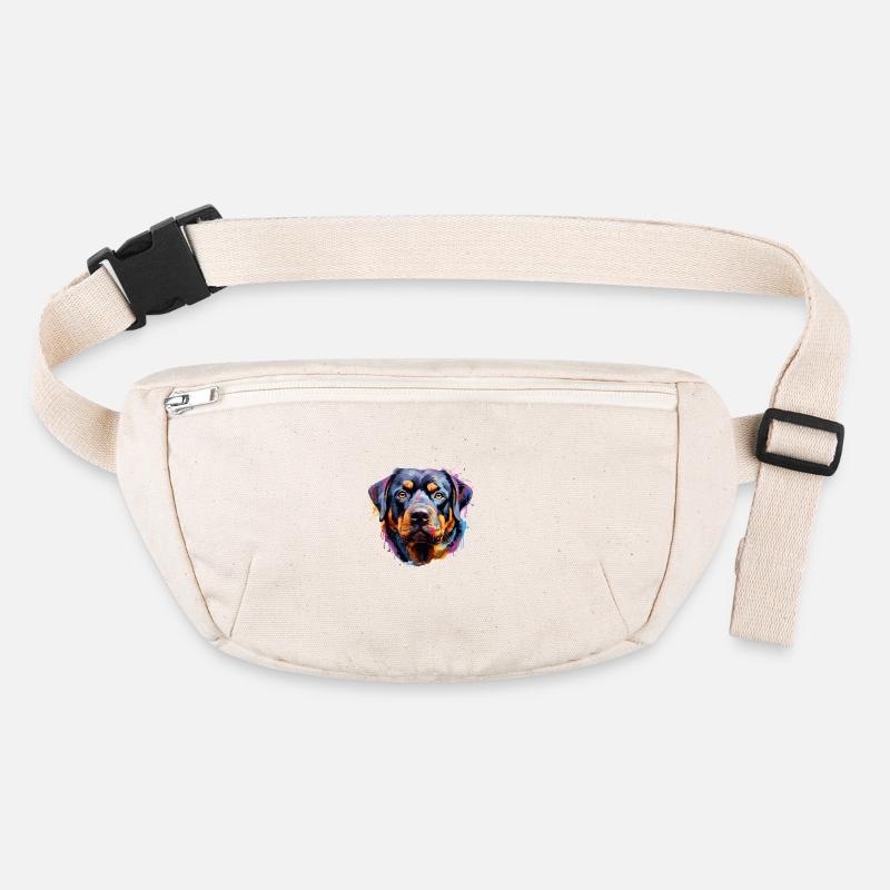 süßer Rottweiler Stanley/Stella recycelte Gürteltasche