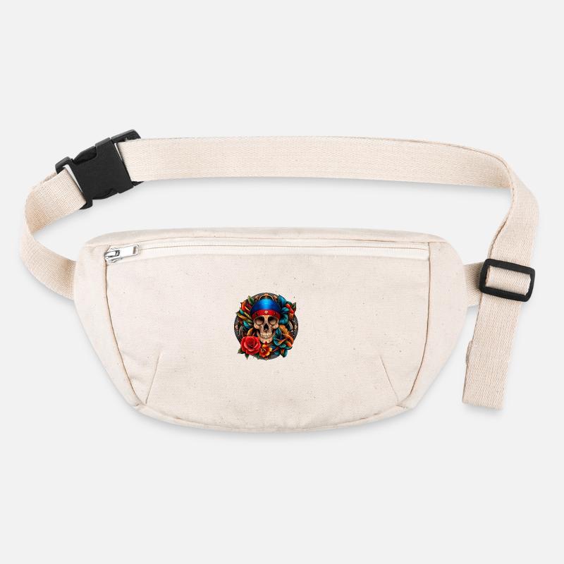 Pirate Skull Stanley/Stella recycled Hip Bag 