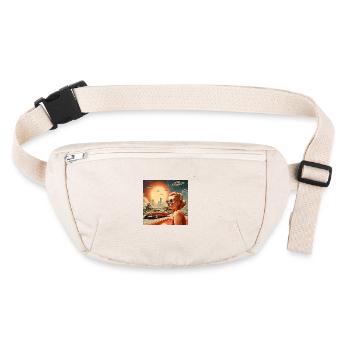Portrait de Femme des années 50 - Sac banane recyclé Stanley/Stella - blanc naturel - Devant