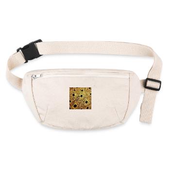 Peacock feather - Stanley/Stella recycled Hip Bag  - natural - Front