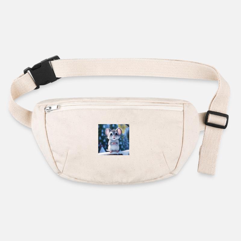 Süße Maus in der Winterzeit Stanley/Stella recycelte Gürteltasche