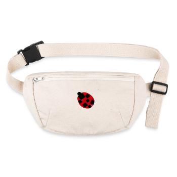 Ladybug: Coccinella Sptempunctata excepcionalis - Stanley/Stella recycled Hip Bag  - natural - Front