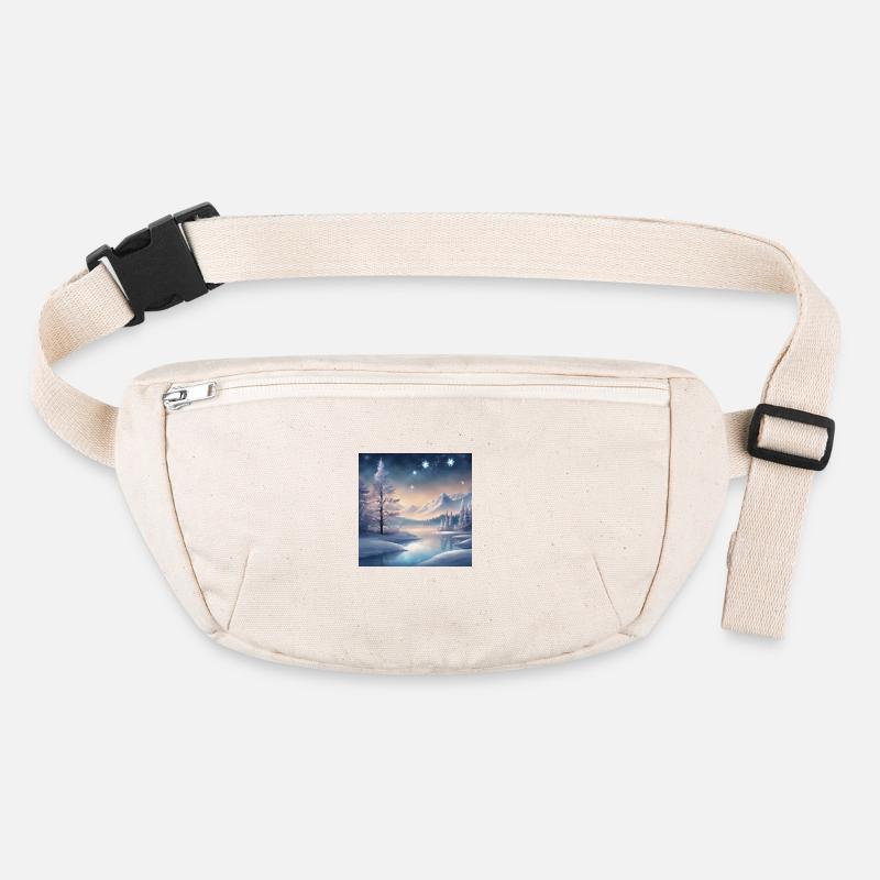 Winterlandschaft Fantasy Stanley/Stella recycelte Gürteltasche