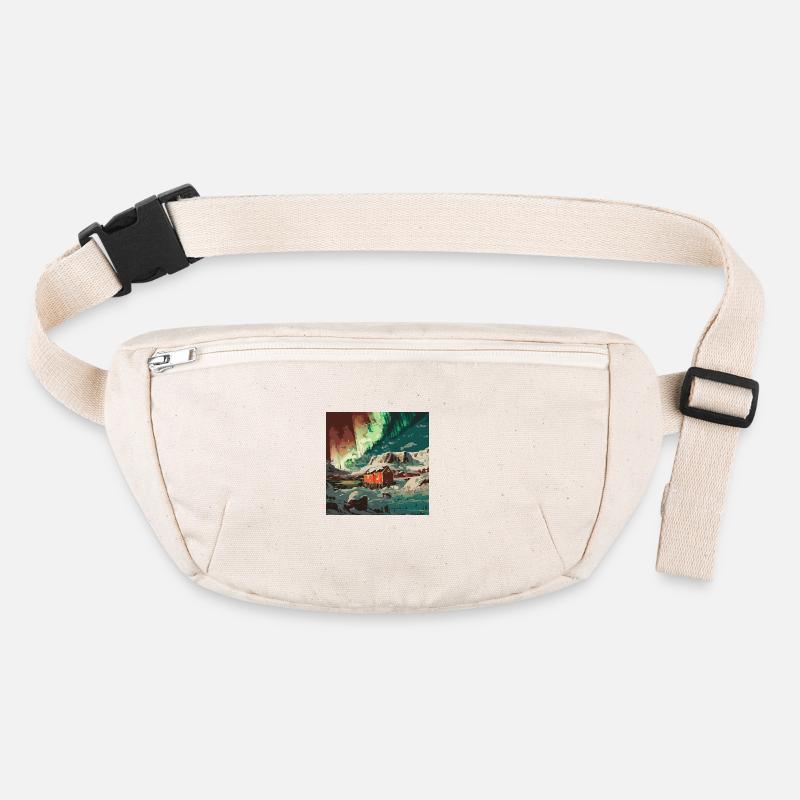 Lichter am Nordpol Stanley/Stella recycelte Gürteltasche