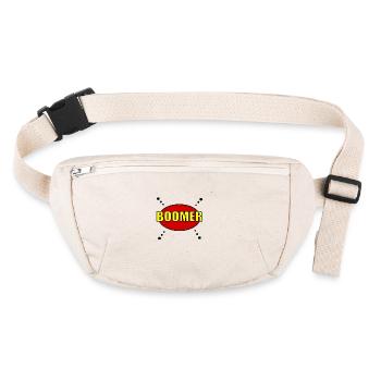 Boomer - Sac banane recyclé Stanley/Stella - blanc naturel - Devant