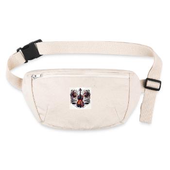 Strings of Harmony - Stanley/Stella recycled Hip Bag  - natural - Front