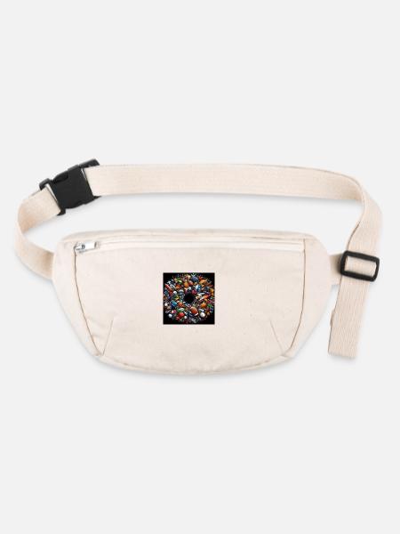 Sport - Sac banane recyclé Stanley/Stella - blanc naturel - Devant
