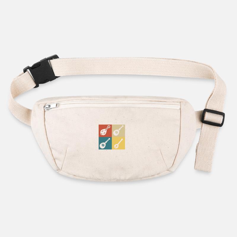 Retro-Vintage-Mandoline Stanley/Stella recycelte Gürteltasche
