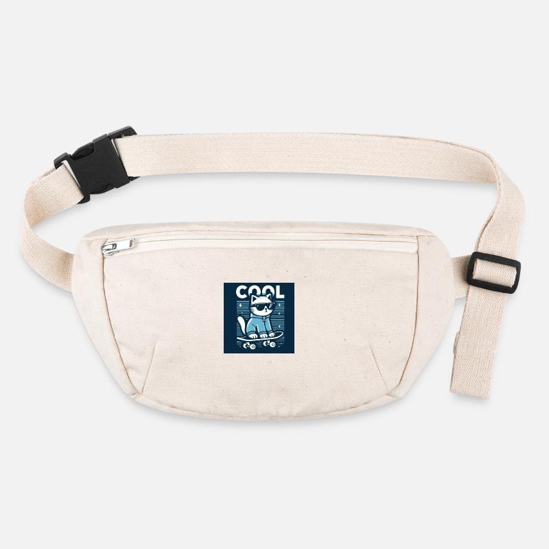 Skate Cat Cool Stanley/Stella recycled Hip Bag 