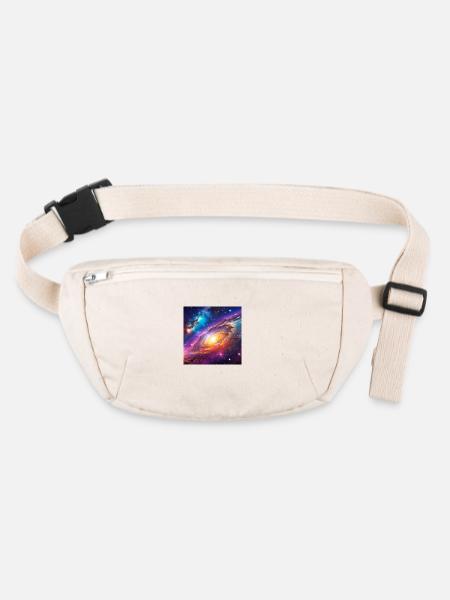 Firefly Galaxy - Stanley/Stella recycled Hip Bag  - natural - Front