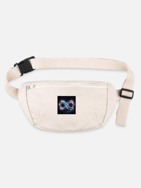 Infinity - Stanley/Stella recycled Hip Bag  - natural - Front