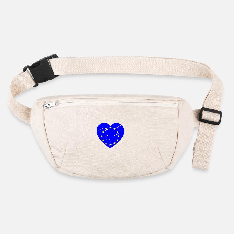 A heart for Europe Stanley/Stella recycled Hip Bag 