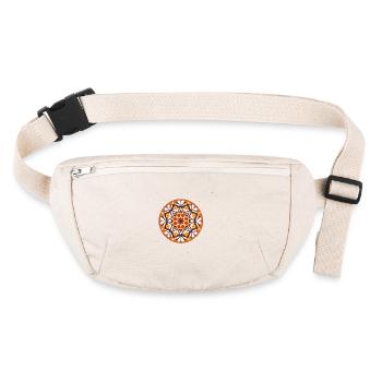 Mandala Pattern Colors Symmetrical5 - Stanley/Stella recycled Hip Bag  - natural - Front