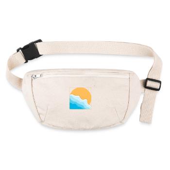 Plage - Sac banane recyclé Stanley/Stella - blanc naturel - Devant