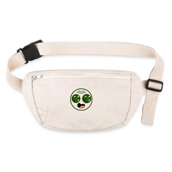 Military man with planes in his eyes - Stanley/Stella recycled Hip Bag  - natural - Front