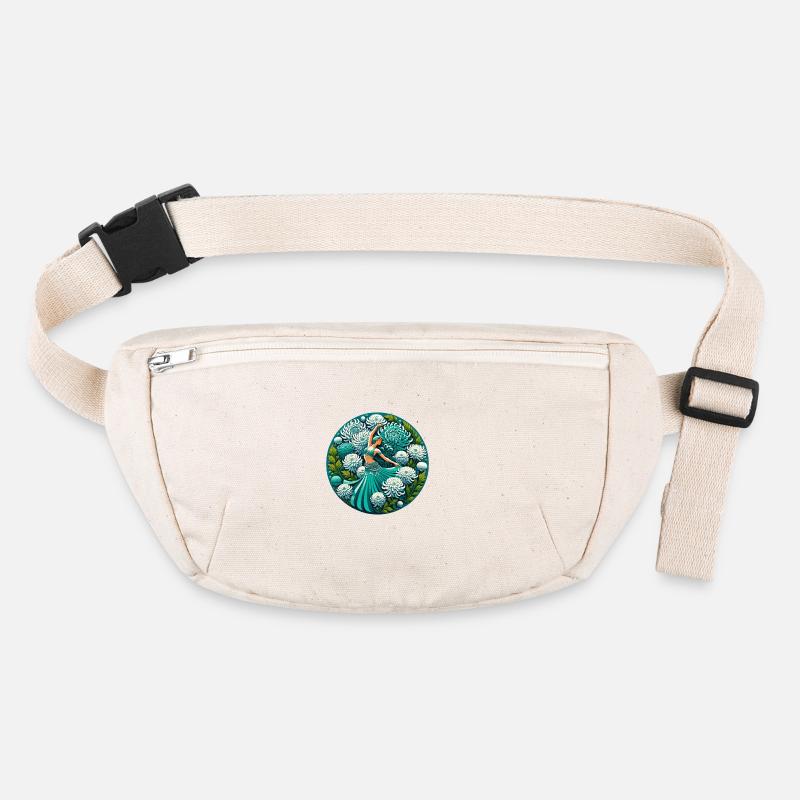 Teal Belly Dancer Stanley/Stella recycled Hip Bag 
