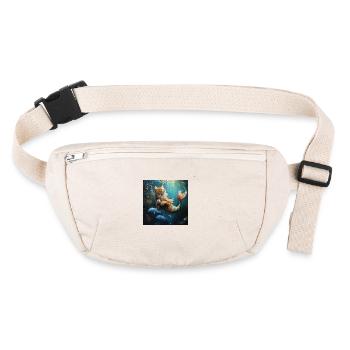 catfish - Stanley/Stella recycelte Gürteltasche - Naturweiß - Vorne