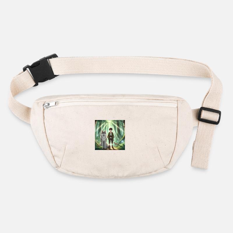 Mann mit Wolf Anime Stanley/Stella recycelte Gürteltasche