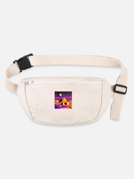 A secret place - Stanley/Stella recycled Hip Bag  - natural - Front