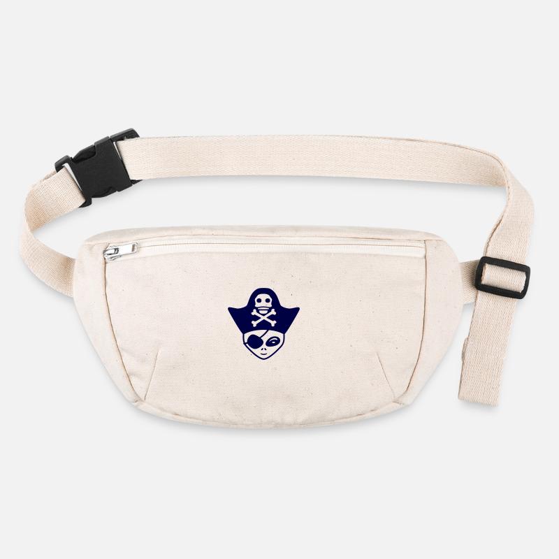 Alien Pirate Captain Cap Funny Alien Stanley/Stella recycled Hip Bag 