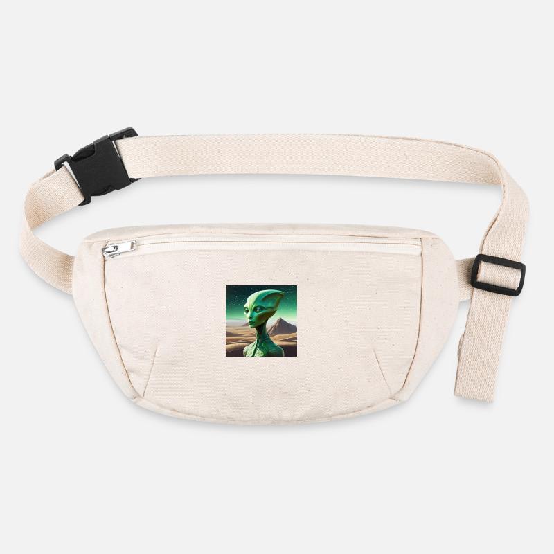Grünes Alien Stanley/Stella recycelte Gürteltasche