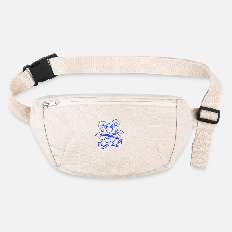 Bunny Monster Evil Cool Halloween Horror Stanley/Stella recycled Hip Bag 
