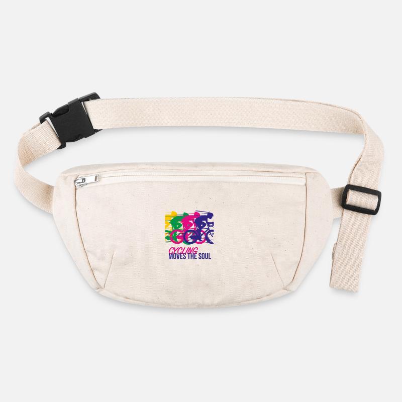 Le vélo bouge l'âme. Sac banane recyclé Stanley/Stella
