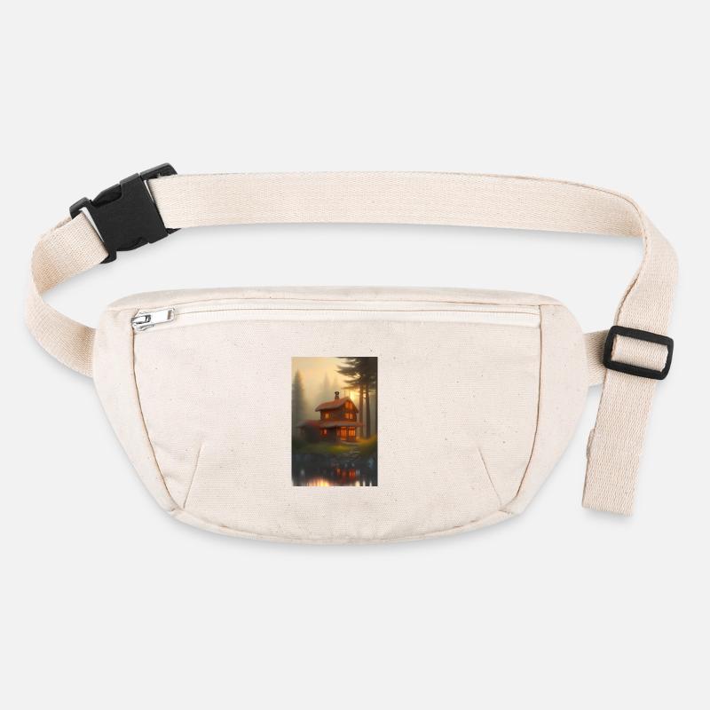Charming lakeside cabin Stanley/Stella recycled Hip Bag 
