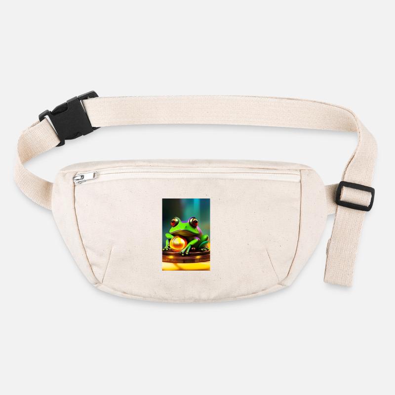 Frosch mit Gold Kugel Stanley/Stella recycelte Gürteltasche