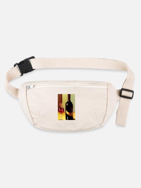 Wine drinkers - Stanley/Stella recycled Hip Bag  - natural - Front