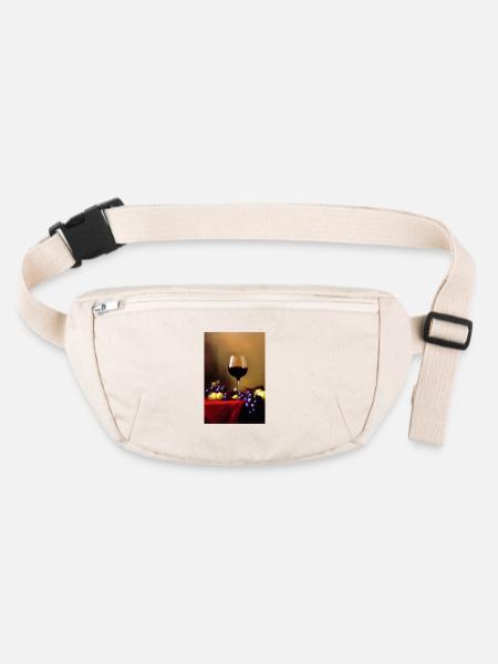 Wine drinkers - Stanley/Stella recycled Hip Bag  - natural - Front