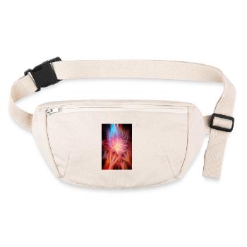 Twisted Light Fibers - Stanley/Stella recycled Hip Bag  - natural - Front
