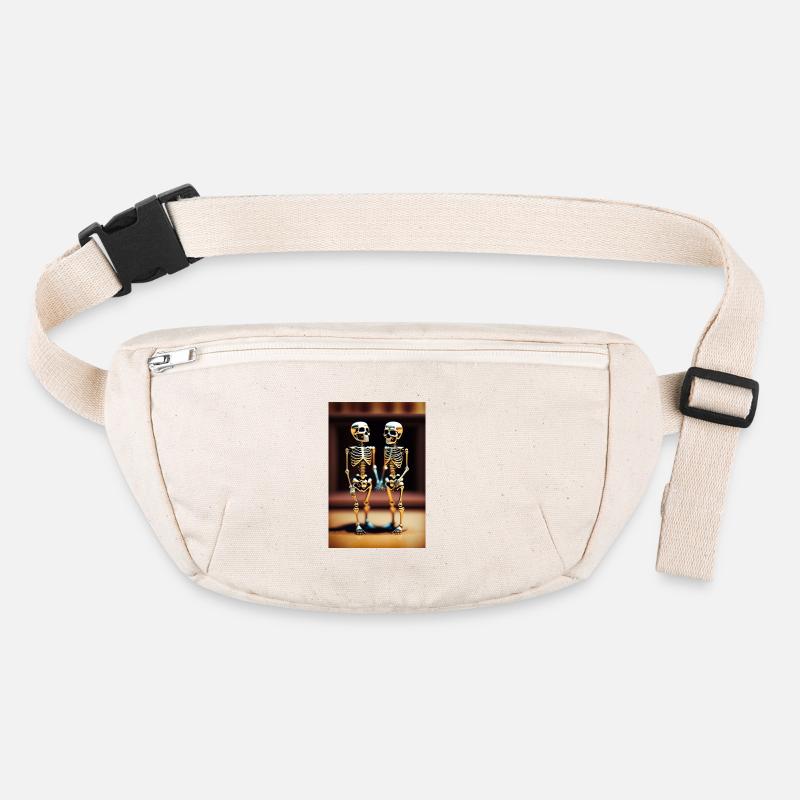 Skeleton Couple Stanley/Stella recycled Hip Bag 