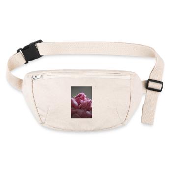 Heaps of pink roses - Stanley/Stella recycled Hip Bag  - natural - Front