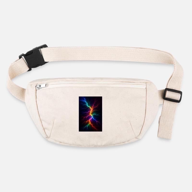 Regenbogen Blitzsturm Stanley/Stella recycelte Gürteltasche