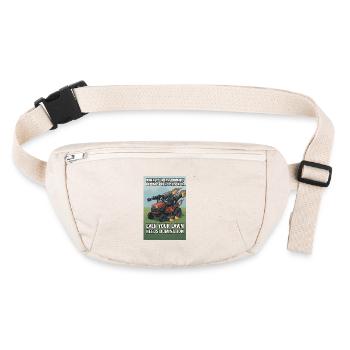 lawn needs domination? - Stanley/Stella recycled Hip Bag  - natural - Front