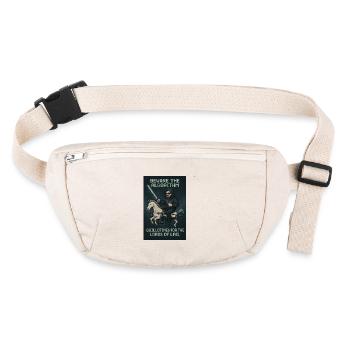 beware the algorithm. - Stanley/Stella recycled Hip Bag  - natural - Front