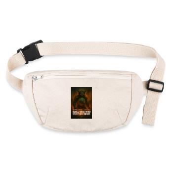 earth wants revenge - Stanley/Stella recycled Hip Bag  - natural - Front