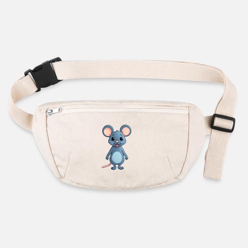 Cute Little Comic Style Mouse Mice Stanley/Stella recycled Hip Bag 
