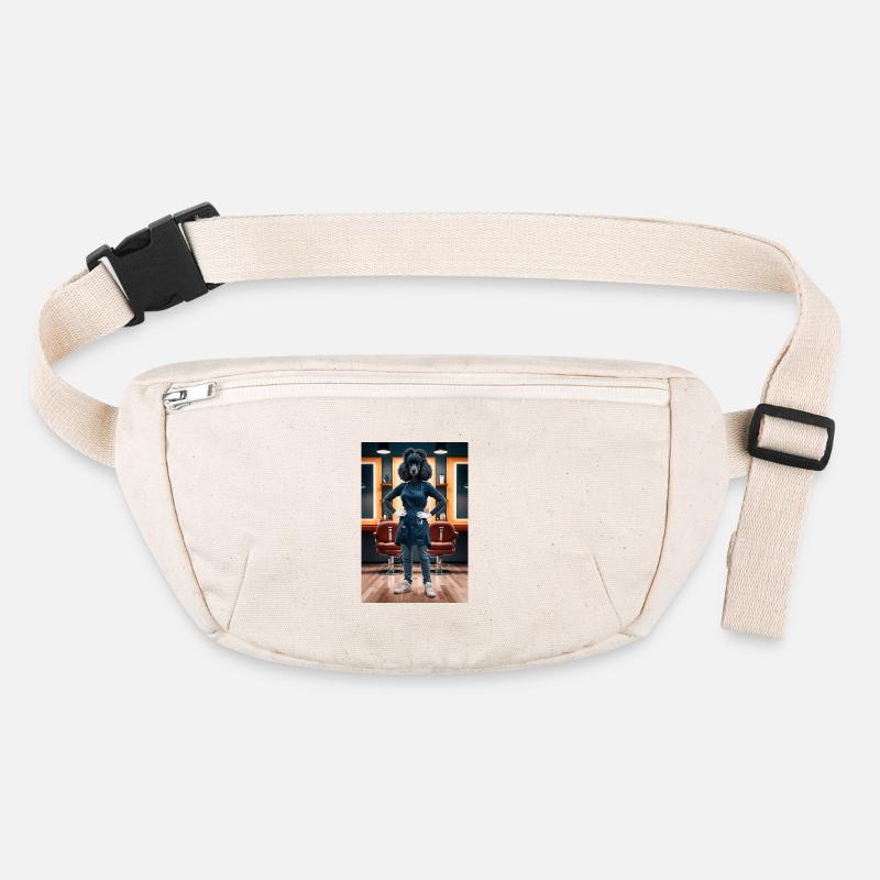 Humanoider Pudel Friseur Stanley/Stella recycelte Gürteltasche