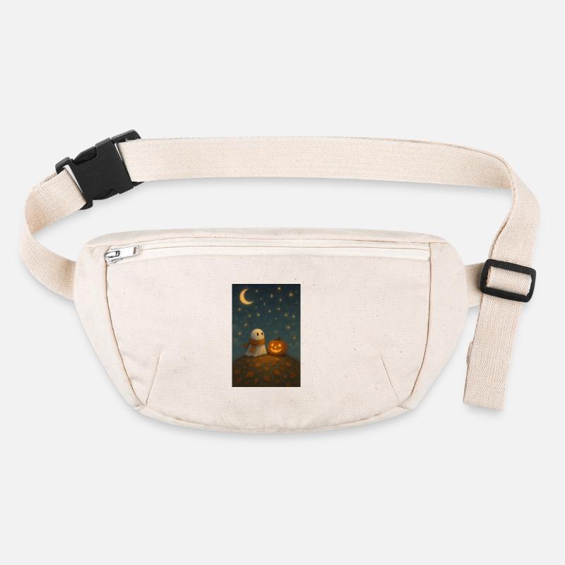 Halloween Geist mit Kürbis Stanley/Stella recycelte Gürteltasche