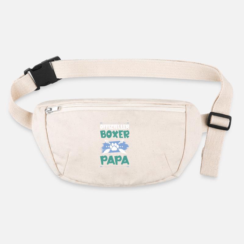 boxer hunde papa Stanley/Stella recycelte Gürteltasche