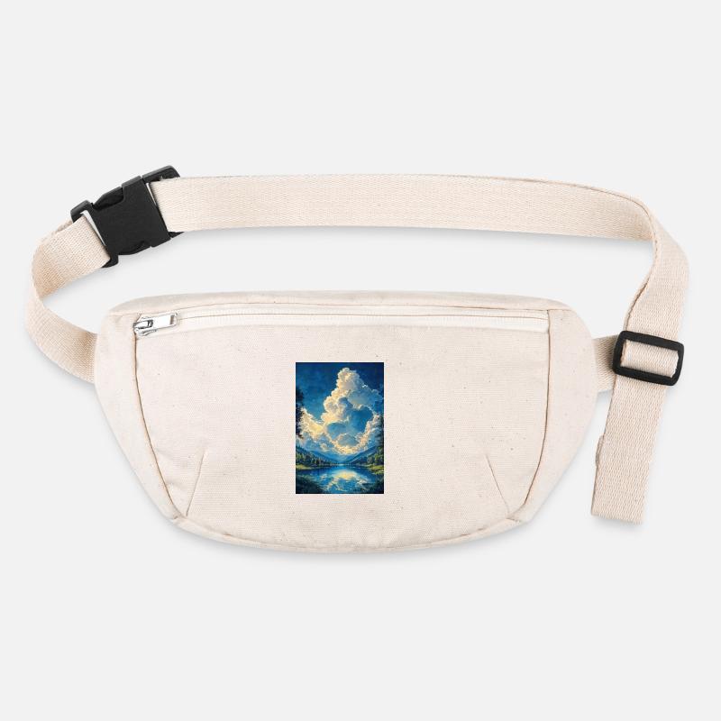 Illustration einer Naturlandschaft Stanley/Stella recycelte Gürteltasche